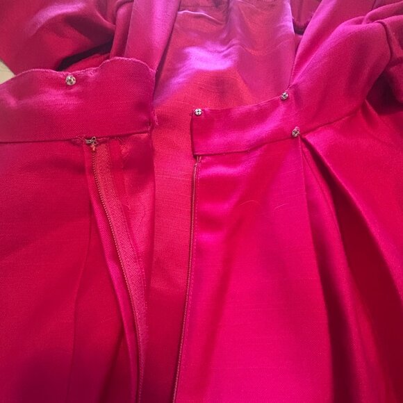 Beautiful Vintage Fuschia Gown - size 6/8 - Picture 10 of 10